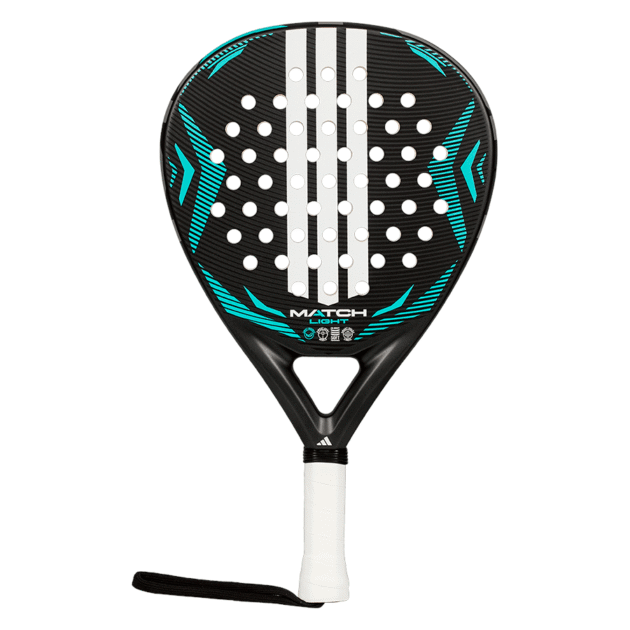 Raket Padel Adidas Match Light 2026 Black/Turqouise
