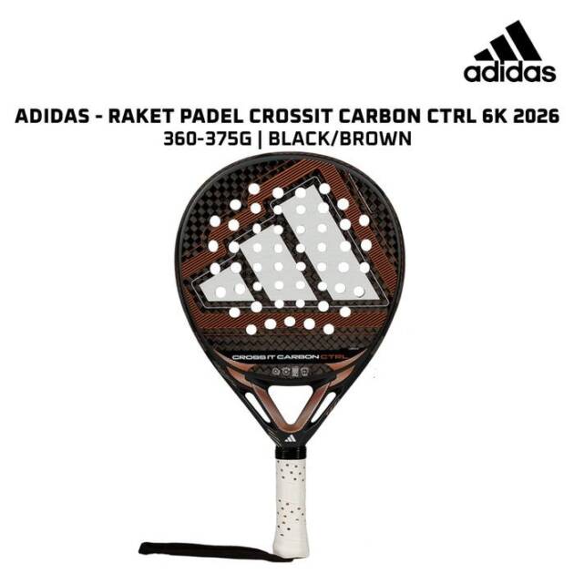 Raket Padel Adidas Cross It Carbon Ctrl 6k 2026 Black/Brown