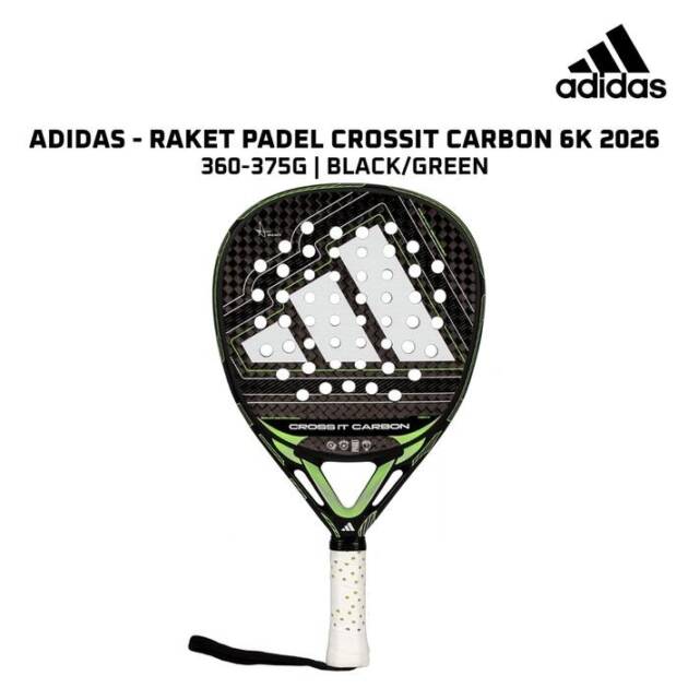 Raket Padel Adidas Cross It Carbon 6k 2026 Black/Green