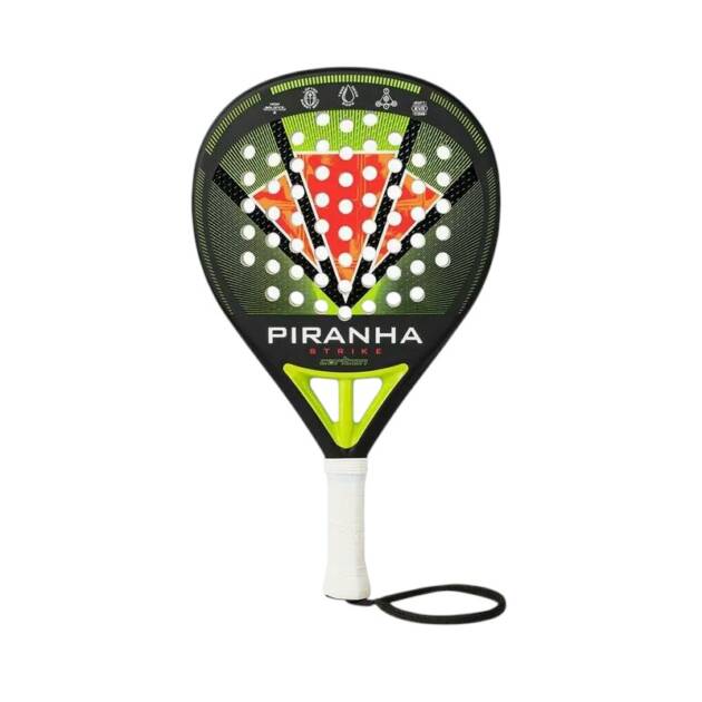 Raket padel carl piranha stk bk/gn