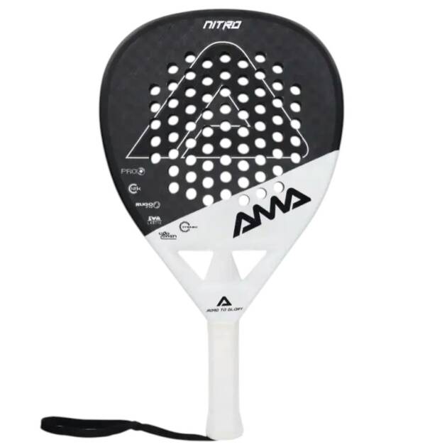 Raket padel ama nitro 12k black/white