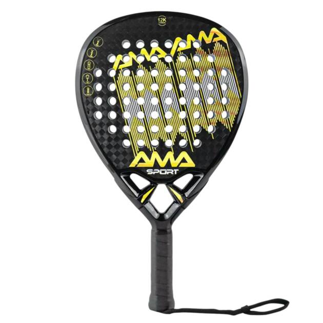 Raket padel ama amasport black/gold