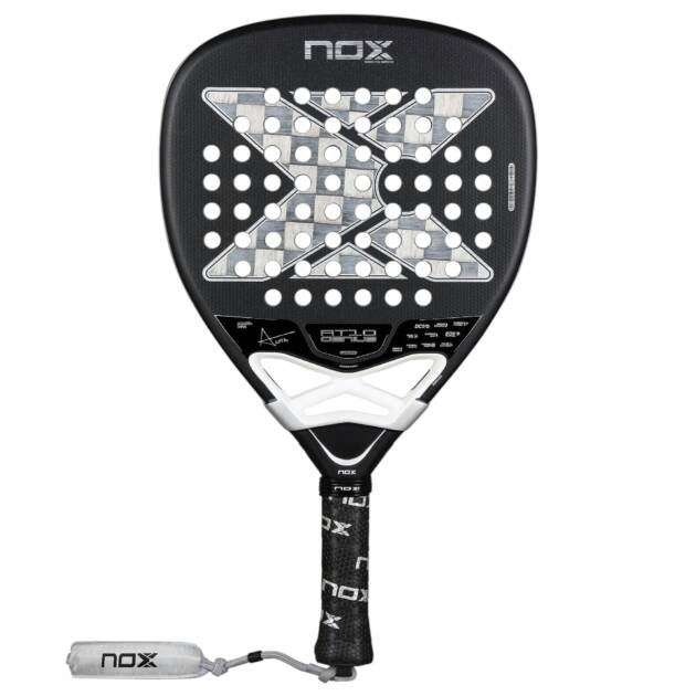 Raket padel nox at10 genius 18k attack bk/w