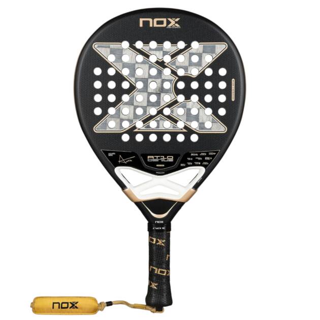 Raket padel nox at10 genius 18k attack bk/gd