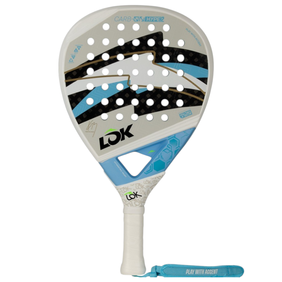 Raket Padel lok carbon hype fdb 26