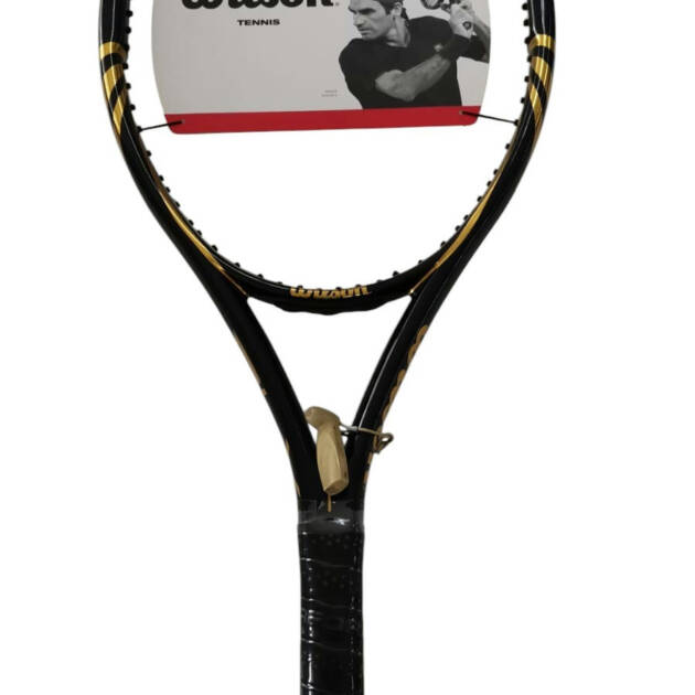 raket tenis wilson excalibur blx black/gold