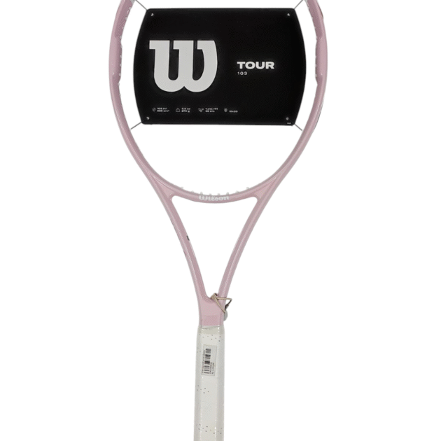 raket tenis wilson tour 103 204911 pink/white