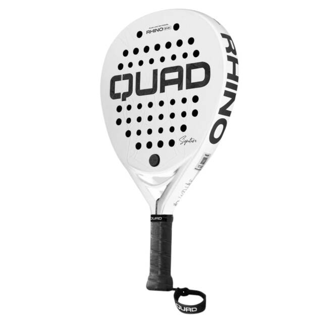 Raket Padel Quad Rhino White