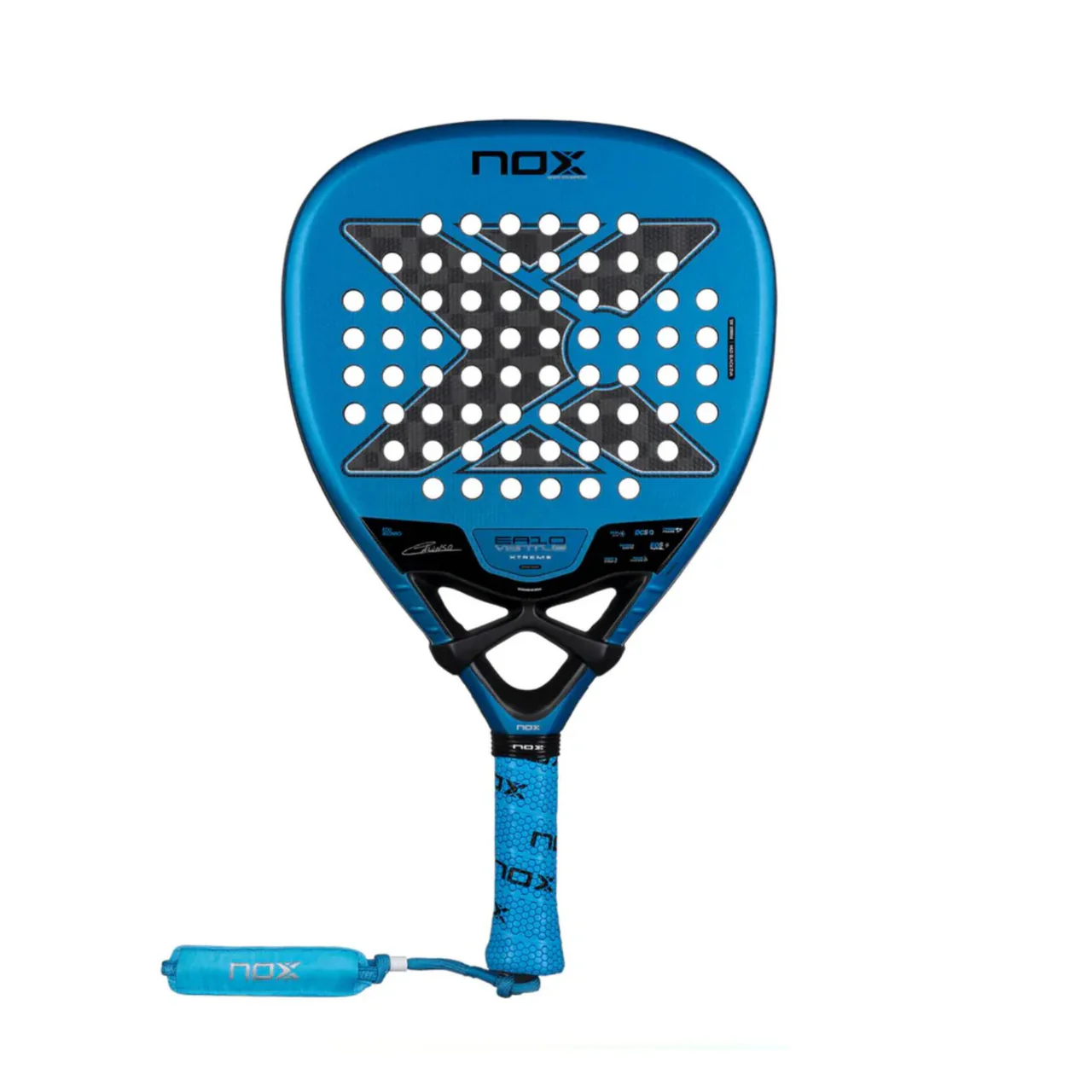 Raket Padel Nox ea10 ventus attack 12k xtreme blue/black