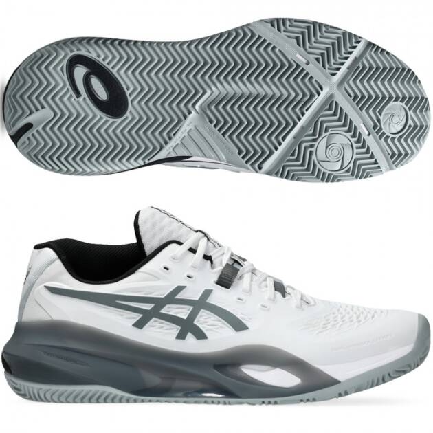 Sepatu Asics Gel Resolution X Padel White/steel Grey