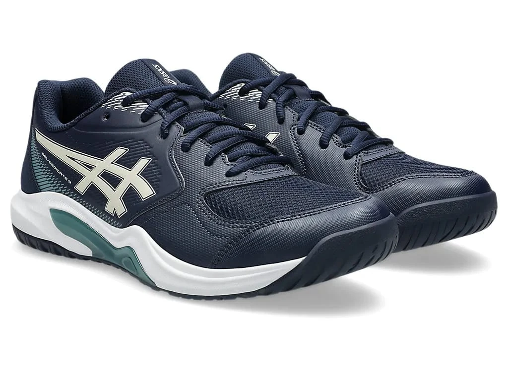 Sepatu Asics Gel Dedicate 9 Wide Midnight/Oatmeal