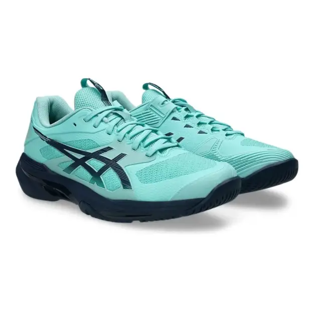 Sepatu Asics Solution Speed ff4 Illuminate mint / Night Sky