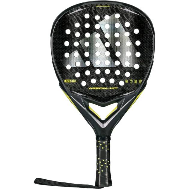 raket padel adidas arrow hit 2026 black/silver 360-375gr