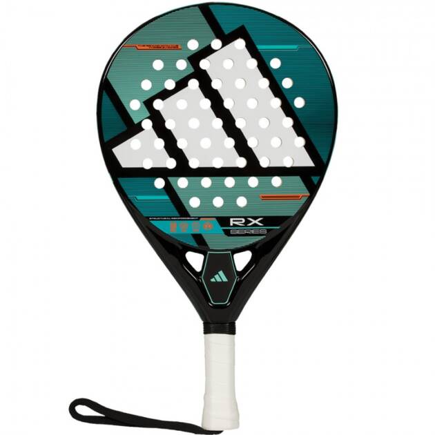 raket padel adidas rx series 2026 black/turqouise 360-375 gr