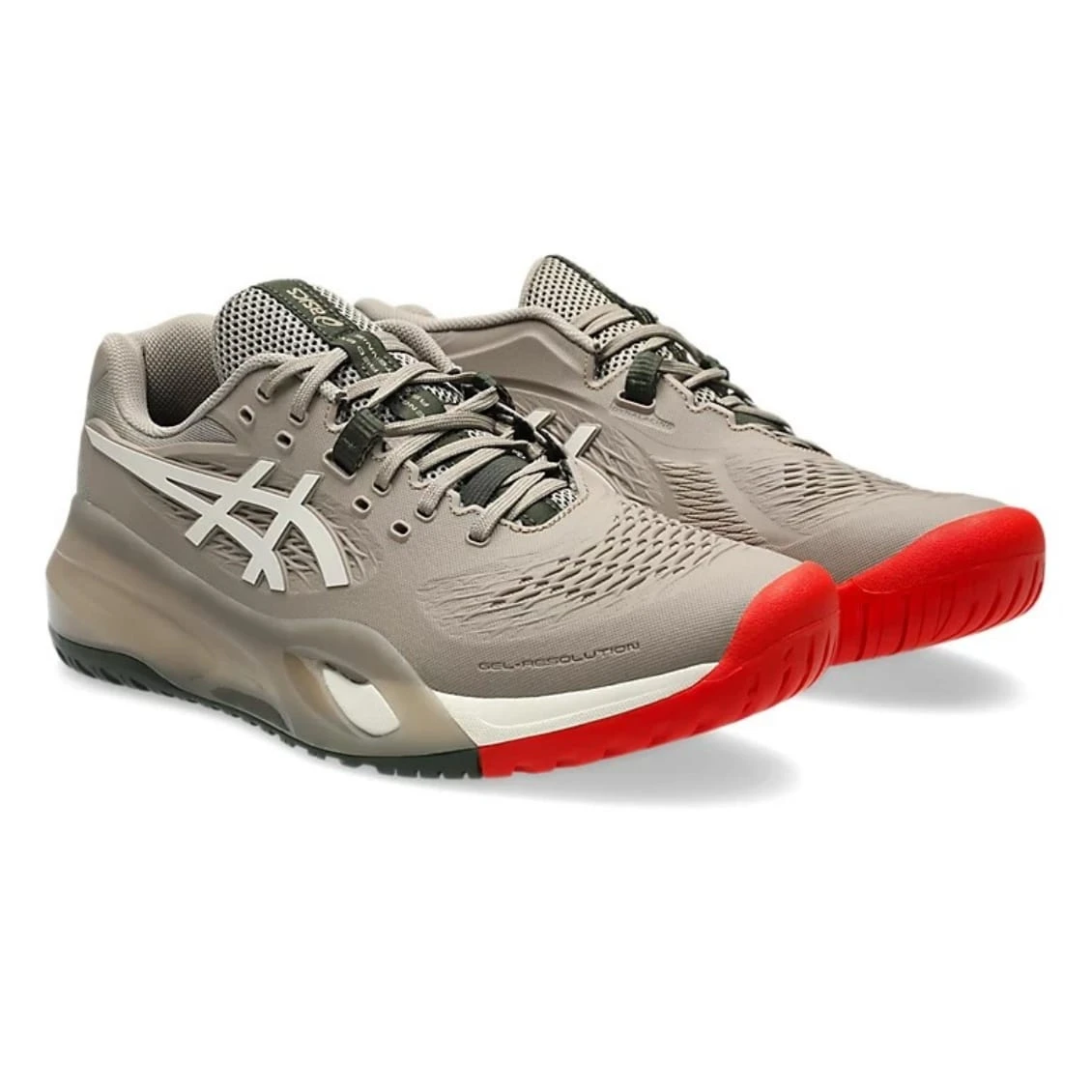 Sepatu Asics Gel Resolution X Wide greige/soft oat