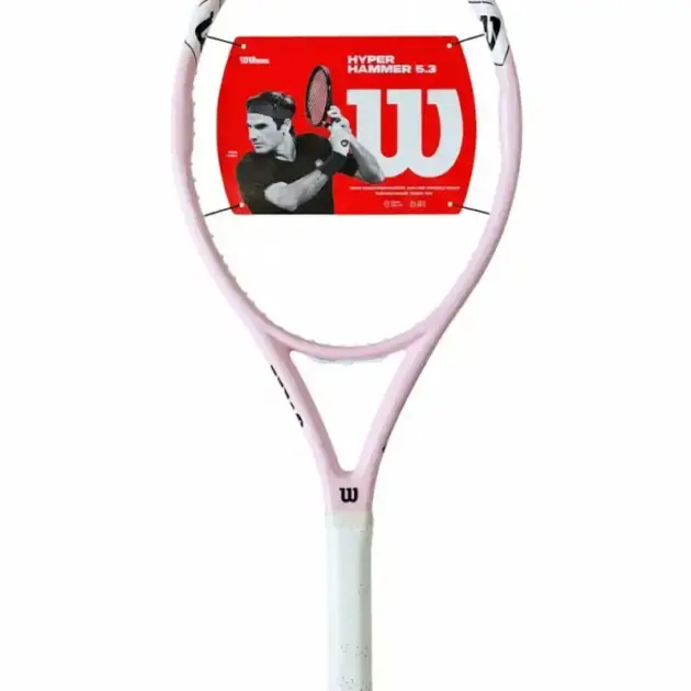 raket tenis wilson hyper hammer 5.3 2025 206811 pink/white