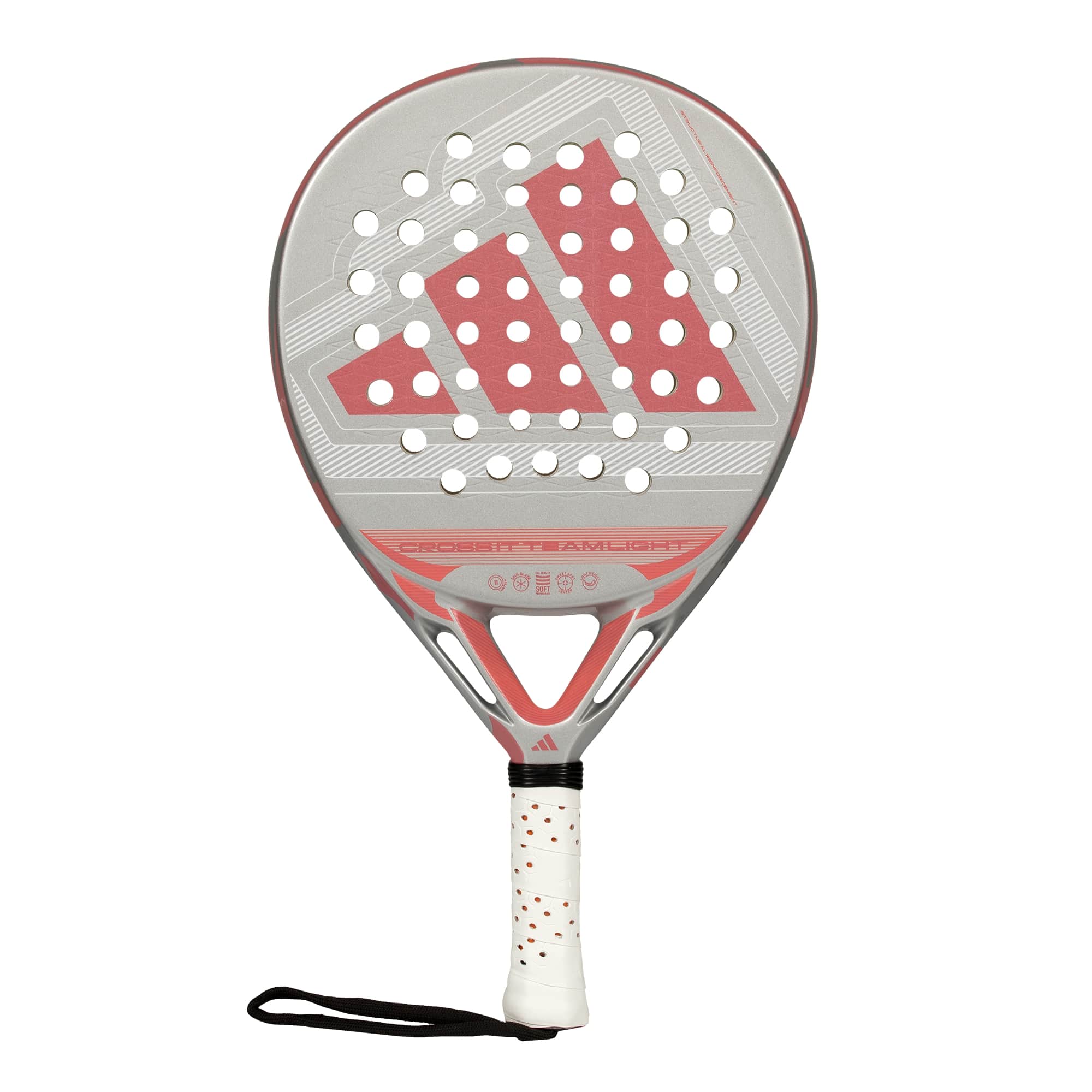 Raket padel crossit team light 2026 silver/pink 345-360 gr