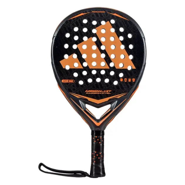 raket padel adidas arrow hit carbon ctrl 2026 anthracite/orange 360-375gr