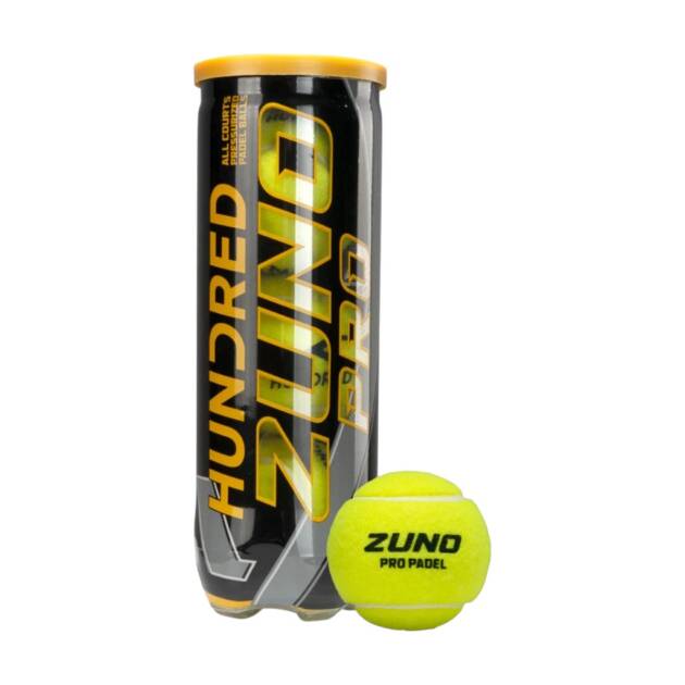 bola padel hundred zuno pro 3 in 1 yellow