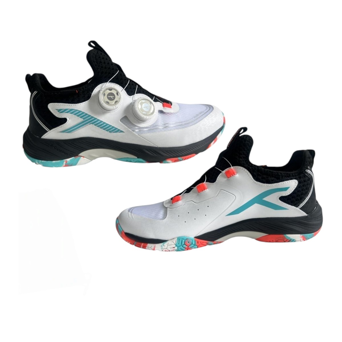 sepatu hundred hbfs5m 3953 hypercourt adapt white/black/orange/blue
