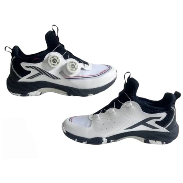 sepatu hundred hbfs5m 3954 hypercourt adapt white/navy/red