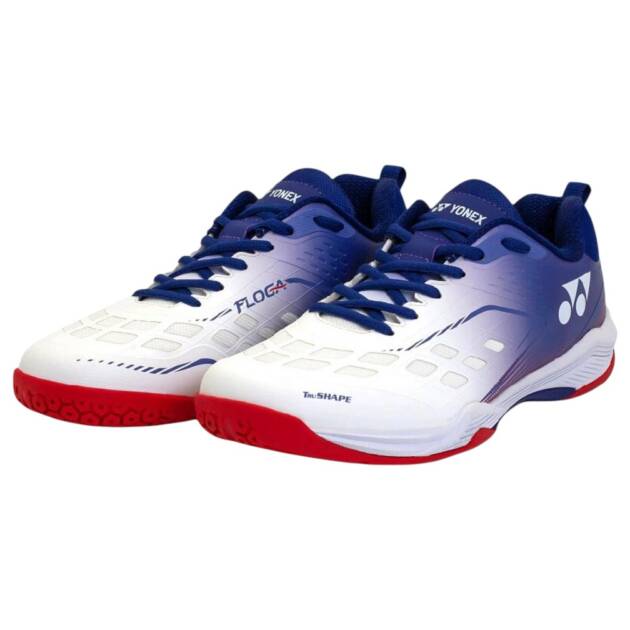 sepatu yonex floga white/red